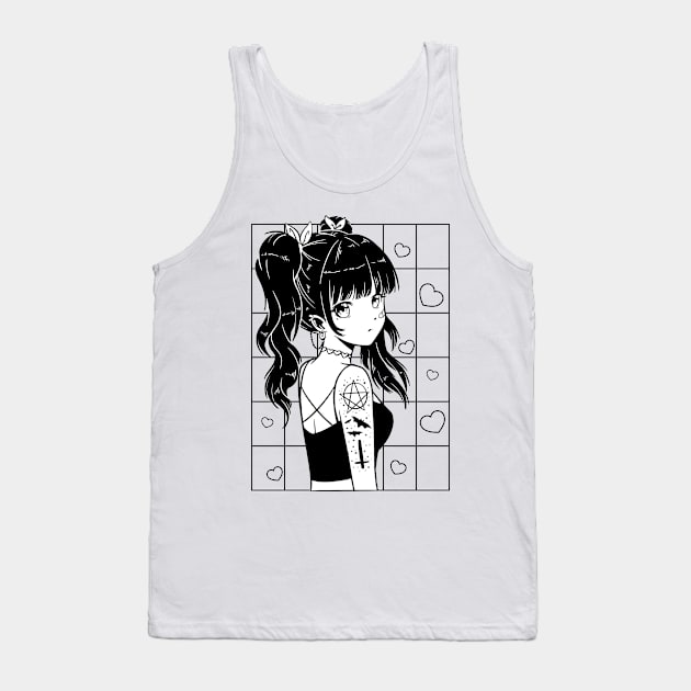 Anime Girl Tank Top by PlimPlom